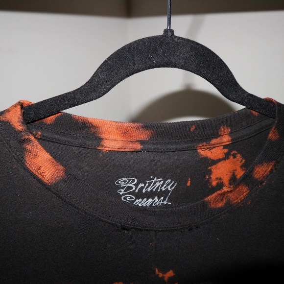 Unisex Britney Spears Hand-Dyed & Distressed T - Picture 2 of 3